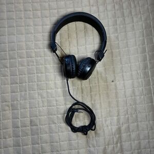 JLab Studio Wired On-Ear Headphones Black Braided Cable 3.5mm Jack Adjustable